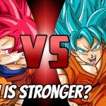 SSJ RED VS SSJ BLUE