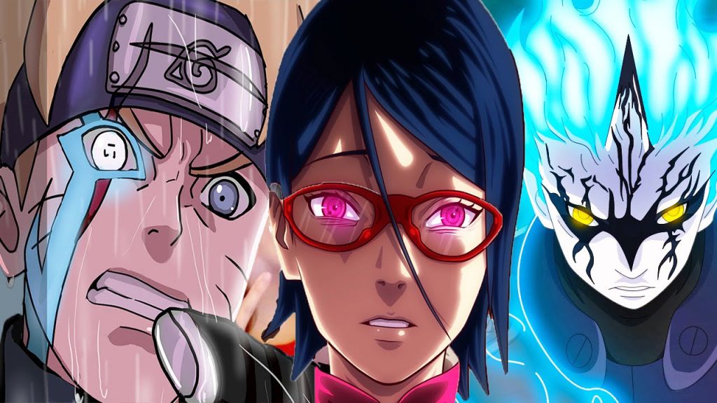 Sarada Uchihas Mangekyou Sharingan First Look And