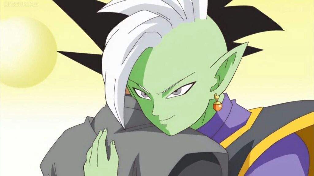 Zamasu hugging himself