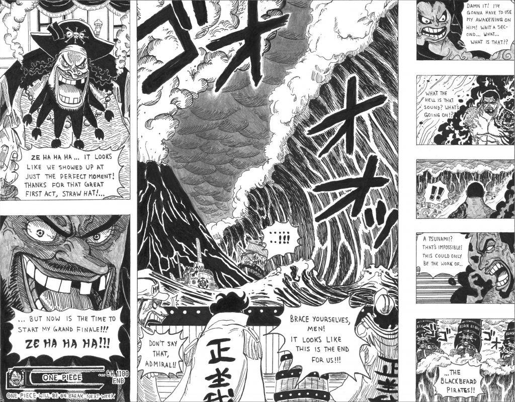 Luffy Vs Akainu One Piece Chapter 1100 Fan Manga Otakuani