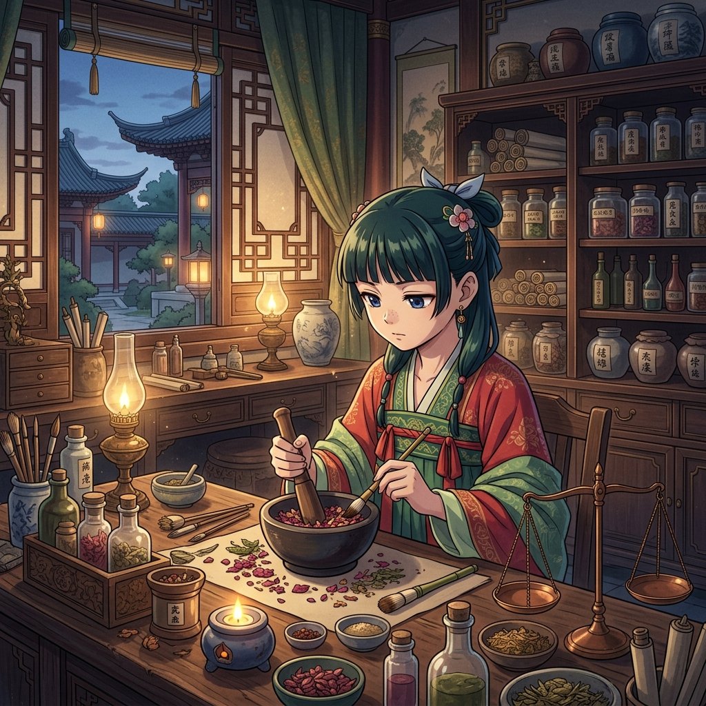 The Apothecary Diaries Season 3 in Fall 2026 anime lineup featuring Maomao in palace setting.