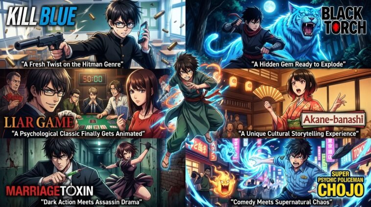 Shonen Jump anime 2026-2027 lineup featuring upcoming new adaptations and major releases.