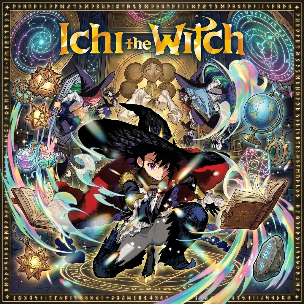 Ichi the Witch magic scene in ongoing manga 2026 with creative spell casting.